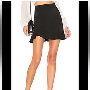 By the way. black mini skirt
